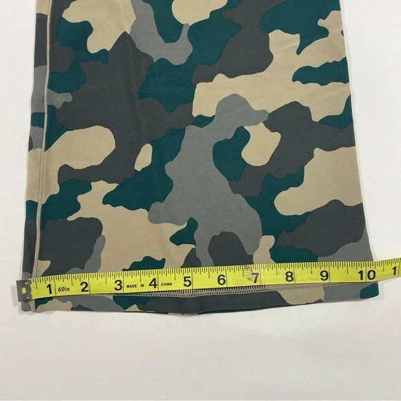 New Offline Aerie Hi Rise Flare Ruched Front Leggings Camouflage - Picture 10 of 10